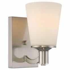 Budget 😉 Transitional Nuvo 60/5 Laguna 1 Light Bathroom Vanity Light 💯