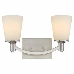 Flash Sale 🎉 Transitional Nuvo 60/5 Laguna 2 Light Bathroom Vanity Light 🤩