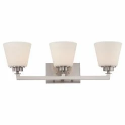 Outlet 🌟 Transitional Nuvo 60/5 Mobili 3 Light Bathroom Vanity Light 🎁