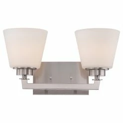 Best Pirce 👏 Transitional Nuvo 60/5 Mobili 2 Light Bathroom Vanity Light 😍