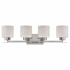 Cheap 🥰 Modern / Contemporary Nuvo 60/5 Parallel 4 Light Bathroom Vanity Light 🔥