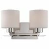 Best deal 🛒 Modern / Contemporary Nuvo 60/5 Parallel 2 Light Bathroom Vanity Light ⌛ -Vaxcel Shop masterNVO784