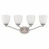 Cheapest 😍 Transitional Nuvo 60/5 Patton 4 Light Bathroom Vanity Light 😉 -Vaxcel Shop masterNVO789