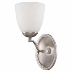 Deals 🧨 Transitional Nuvo 60/5 Patton 1 Light Bathroom Vanity Light ⭐