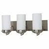New 🛒 Modern / Contemporary Nuvo 60 Polaris 3 Light Bathroom Vanity Light ⌛ -Vaxcel Shop masterNVO795