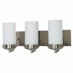 New 🛒 Modern / Contemporary Nuvo 60 Polaris 3 Light Bathroom Vanity Light ⌛