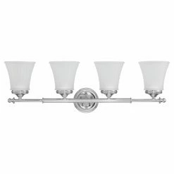 Budget ✨ Transitional Nuvo Teller 60/4264 Bathroom Vanity Light 🧨