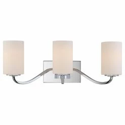 Wholesale 😀 Transitional Nuvo 60/5 Willow 3 Light Bathroom Vanity Light 👍