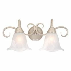 Buy ✔️ Traditional Vaxcel Lighting Bella BL-VLD002BN 2 Light Bathroom Vanity Light 👍