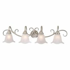 Hot Sale 🎉 Traditional Vaxcel Lighting Bella BL-VLD004BN 4 Light Bathroom Vanity Light 😍