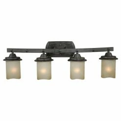 Top 10 ⭐ Coastal Vaxcel Halifax W0183 4 Light Bathroom Vanity Light 😀