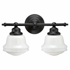 Top 10 ⭐ Industrial Vaxcel Huntley W016 2 Light Bathroom Vanity Light 🥰