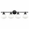 Flash Sale 🔔 Industrial Vaxcel Huntley W017 4 Light Bathroom Vanity Light 🥰 -Vaxcel Shop masterOSL1817