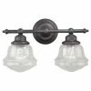 Budget 🤩 Industrial Vaxcel Huntley W0189 2 Light Bathroom Vanity Light 🎉 -Vaxcel Shop masterOSL1818