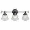 New 😍 Industrial Vaxcel Huntley W0190 3 Light Bathroom Vanity Light 👍 -Vaxcel Shop masterOSL1819