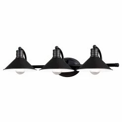Discount 🥰 Transitional Vaxcel Akron 4 Light Bathroom Vanity Light 🔔