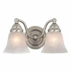 Budget 🥰 Traditional Vaxcel Standford VL35122 2 Light Bathroom Vanity Light ❤️