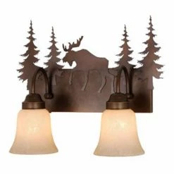 Wholesale 👍 Rustic / Southwestern Vaxcel Yellowstone Bathroom Wall Light - 16.5W In. Burnished Bronze ✨