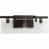 New ❤️ Modern / Contemporary Progress Lighting Glayse 3 Light Bathroom Vanity Light 🤩 -Vaxcel Shop masterPROR1021