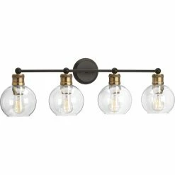 Best deal 😉 Transitional Progress Lighting Hansford 4 Light Bathroom Vanity Light ✔️