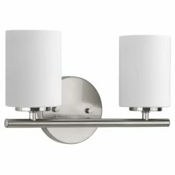 Promo 🎉 Modern / Contemporary Progress Lighting Replay 2 Light Bathroom Vanity Light ❤️