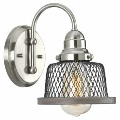 New ✔️ Modern / Contemporary Progress Lighting Tilley Bathroom Wall Sconce 👏