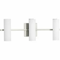 Flash Sale 😀 Transitional Progress Lighting Colonnade 3 Light Bathroom Vanity Light ✨