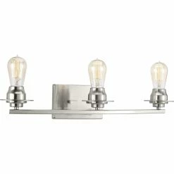 Deals 🥰 Industrial Progress Lighting Debut 3 Light Bathroom Vanity Light 😀