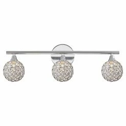 Hot Sale 😀 Modern / Contemporary Quoizel Platinum Collection Shimmer PCSR8603C 3 Light Bathroom Vanity Light ✔️