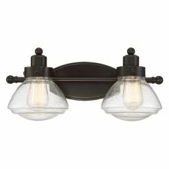 Wholesale ⌛ Transitional Quoizel Scholar SCH8602PN 2 Light Bathroom Vanity Light 🔥