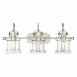 Outlet 🌟 Industrial Quoizel Danbury DNY8603BN Bathroom Vanity Light 🤩