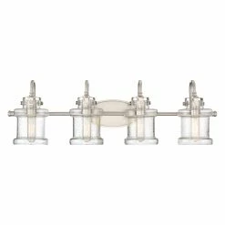 New 🔔 Bathroom Vanity Lights Quoizel Danbury DNY8604BN Bathroom Vanity Light ⭐