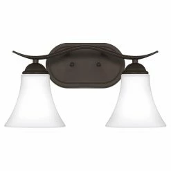 Flash Sale 👏 Traditional Quoizel Kingfield 2 Light Bathroom Vanity Light 🌟