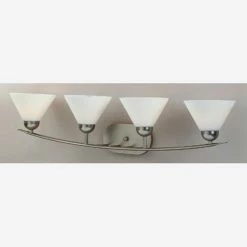 Cheap 🌟 Modern / Contemporary Quoizel Demitri DI8504ES 4 Light Bathroom Vanity Light 🔔