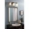 Cheapest ❤️ Modern / Contemporary Quoizel Taylor TY8603WT 3 Light Bathroom Vanity Light 🎉 -Vaxcel Shop masterQUO812