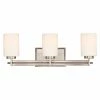Outlet ⭐ Modern / Contemporary Quoizel Taylor 3-Light Bath Fixture - 21W In. 🌟