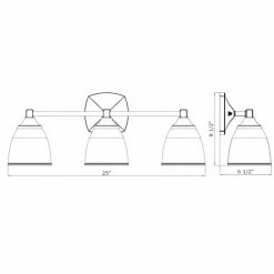 Best Sale 🥰 Modern / Contemporary Design House Perth 578336 Bathroom Vanity Light ⭐ -Vaxcel Shop scaleDHIC614