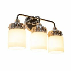 Cheapest ✔️ Glam Decor Therapy Cora 3 Light Bathroom Vanity Light 🧨 -Vaxcel Shop scaleJIMC765