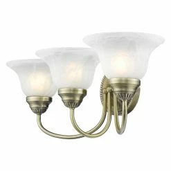Best reviews of 🎁 Livex Lighting Traditional Livex Edgemont 1533 Vanity Light - 23.5W In. 🥰 -Vaxcel Shop scaleLXL906