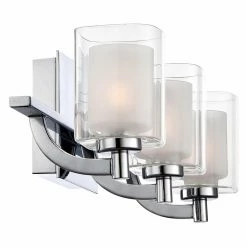 Buy 🤩 Modern / Contemporary Quoizel Kolt KLT8603C 3 Light Bathroom Vanity Light ⌛ -Vaxcel Shop scaleQUO2798