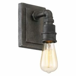 Brand new ⌛ Bathroom Vanity Lights Quoizel Squire SQR8701RK 1 Light Bathroom Vanity Light 🌟 -Vaxcel Shop scaleQUO2992