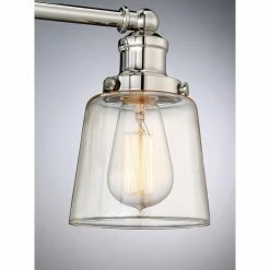 Hot Sale 🧨 Transitional Quoizel Union UNI8603Pk 3 Light Bathroom Vanity Light 😍 -Vaxcel Shop scaleQUO2997