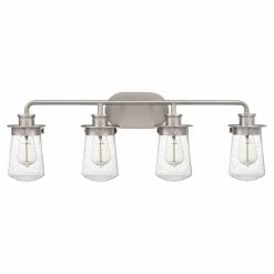 Cheap 🥰 Industrial Quoizel Lewiston 4 Light Bathroom Vanity Light 👍 -Vaxcel Shop scaleQUO3671
