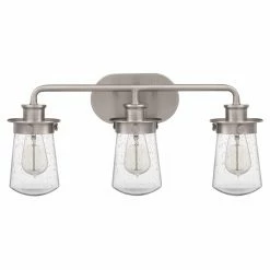 Best Pirce ❤️ Industrial Quoizel Lewiston 3 Light Bathroom Vanity Light 🎉 -Vaxcel Shop scaleQUO3672